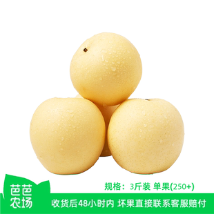 【芭芭农场】皇冠梨3斤单果250g+
