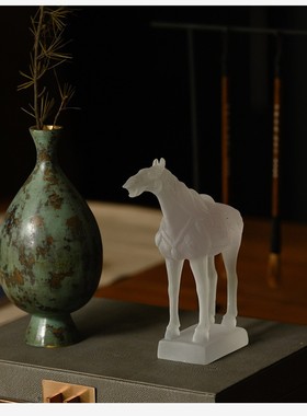 新中式水琉璃摆件艺术装饰摆件