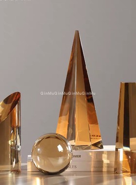 创意酒柜几何水晶现代简约