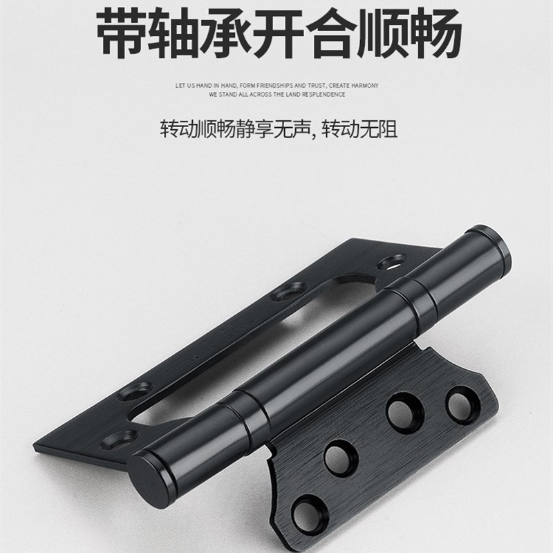 橱柜柜门箱子门窗不锈钢折页大全B迷你小合页静音铜免开孔折叠门