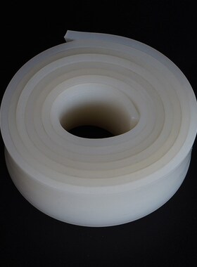 硅胶条扁条白色方条耐高温o防水实心硅橡胶密封条2/3/4/5/6/8/10m