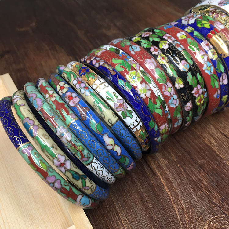 正宗纯手工老货北京景泰蓝手镯 清仓处理 瑕疵特价 一物一图