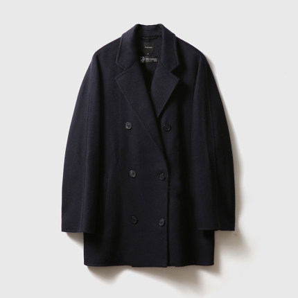 25秋冬~大M经典传承【G@stone/101801/水波纹/全羊绒】双面尼大衣