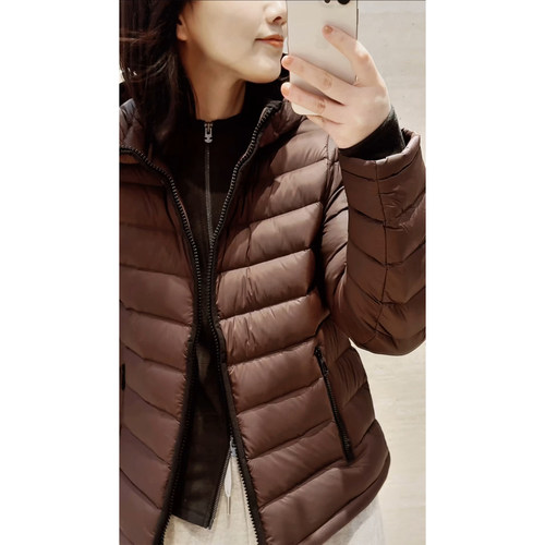 Miu95绒子白鹅绒暖瘦排骨羽绒服