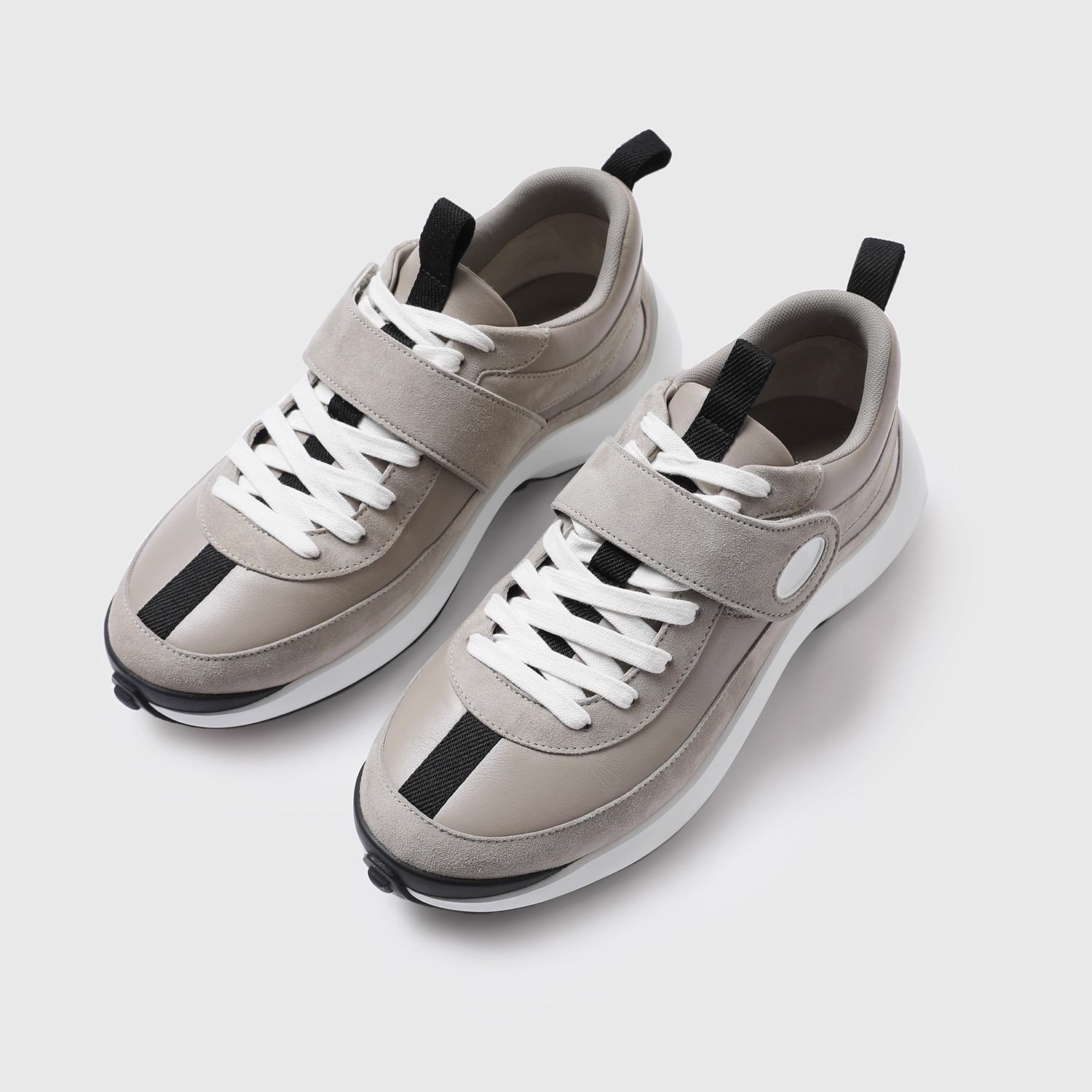 25秋冬步履新潮【H家/轻盈敲舒适~牛皮+羊猄/魔术贴】运动休闲鞋