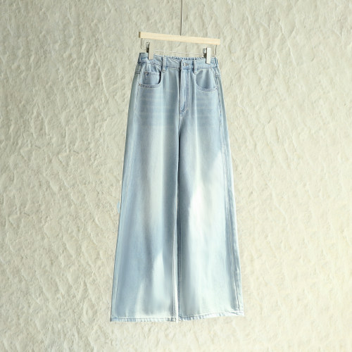 进口三醋酸棉汉麻亲肤垂软牛仔裤