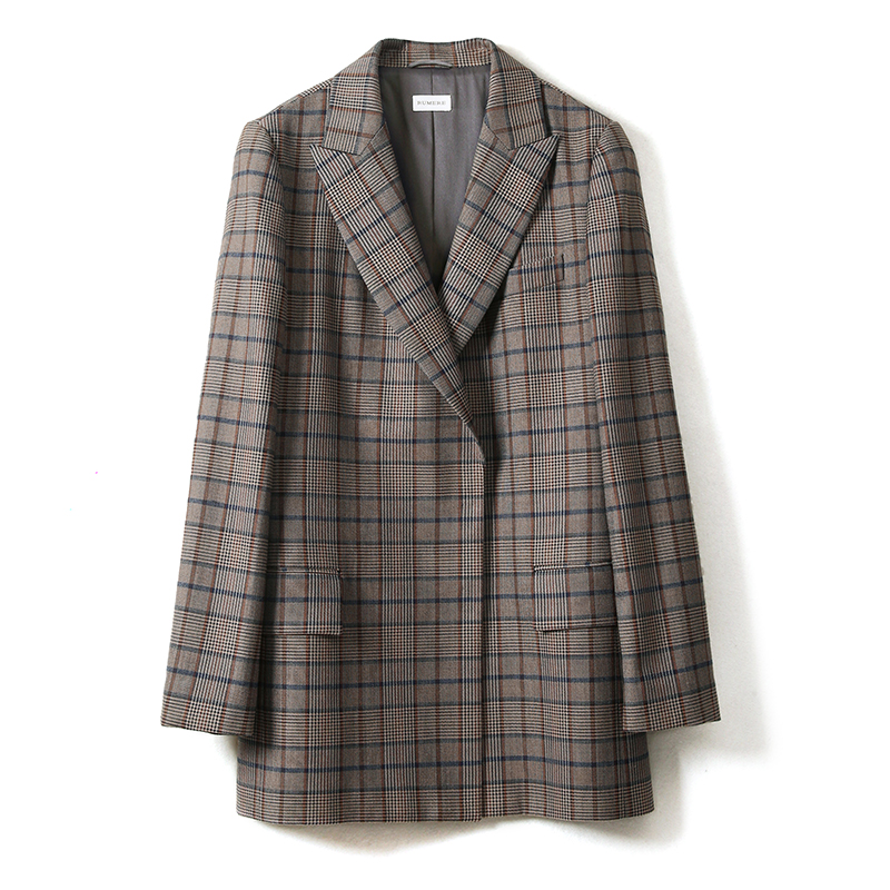 戎美【WT0705195】不重样西装“腰”精咖格腰带 羊毛西装外套