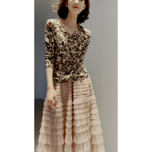 可水洗_gao支防缩羊毛 印花打底小衫 140 三季 S云触感 逆天细腻