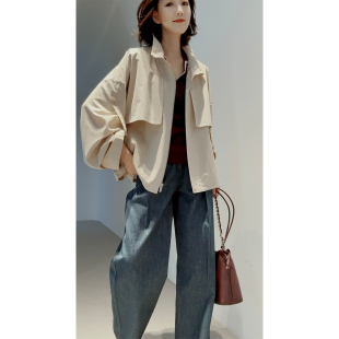 禾同款 可翻可立领 长绒棉 干爽透气 夹克外套 天然汉麻 26春