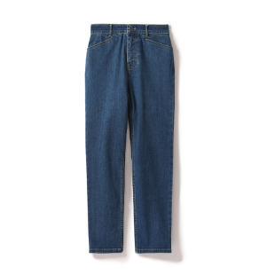 意大利环保牛仔T400超弹高腰牛仔裤 时髦不费力 KZ0305663 戎美