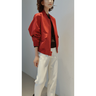 露珠系列【*禾同款/真丝+羊毛/精纺密织/防泼水】轻行_飞行员夹克