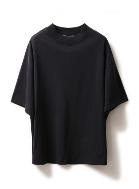 戎美【TX1006154】纸片人效果 时髦精B备 宽松廓形T恤