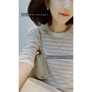 戎美五金冠女装店 A股上市公司出品挚爱"亚麻真丝"-原生雨露沉浸の呼吸/立体の肌理*禾同款~中袖
