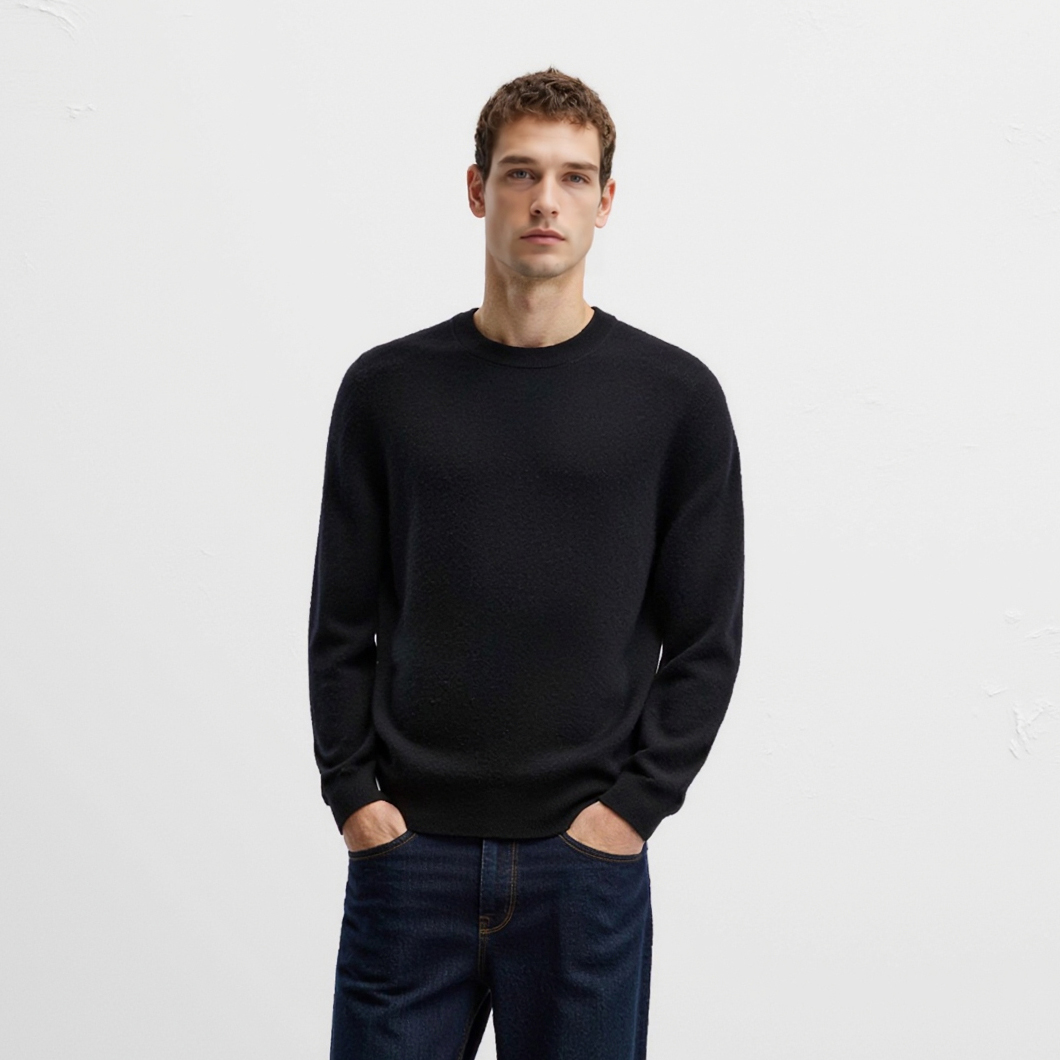 意大利进口cariaggi全羊绒男针织