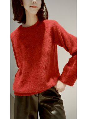 璀璨の星闪【花式羊毛羊绒/奢华金豆+拉绒/300克+】绝美混色/套衫