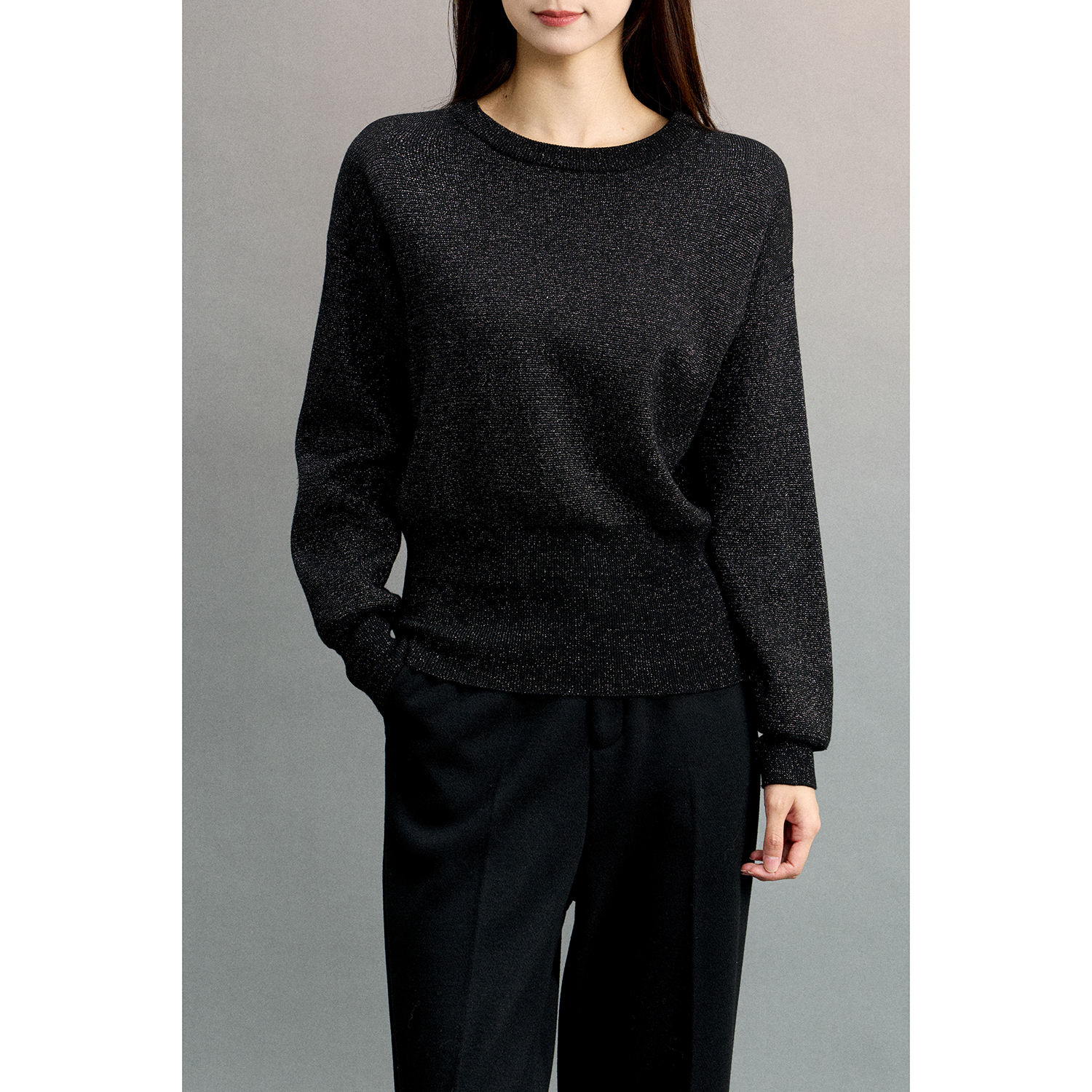 【敲高克重数！BlingBling~亲肤无扎】紧致显瘦！羊毛造型套头衫