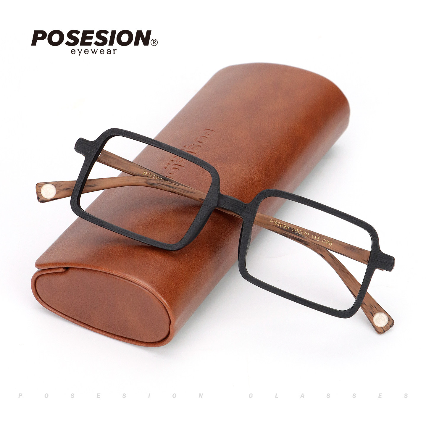 POSESION长方形眼镜框 方框小脸眼镜架潮流个性近视眼睛框男女潮