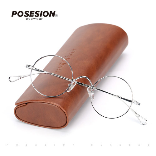 Posesion轻细小圆框近视眼镜架