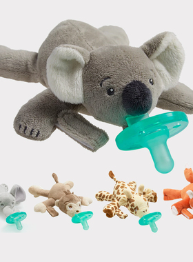 美国进口飞利浦新安怡安抚奶嘴宝宝睡觉安抚毛绒玩偶新生儿礼物