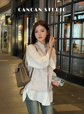 CANCAN STUDIO【七彩花】新中式原创设计马甲春季上新G334012