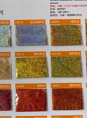 1/128镭射金葱粉闪光粉 PET亮片耐高温耐溶剂美甲涂料彩色粉闪粉