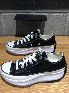CONVERSE匡威Run Star Hike男女低帮流星厚底鞋增高帆布鞋168816C