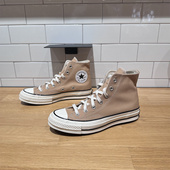 CONVERSE匡威新款 1970S浅棕色沙色高帮男女休闲透气帆布鞋 A10273C