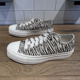 Lift斑马纹女子低帮厚底增高帆布鞋 CONVERSE匡威All Star A10959C