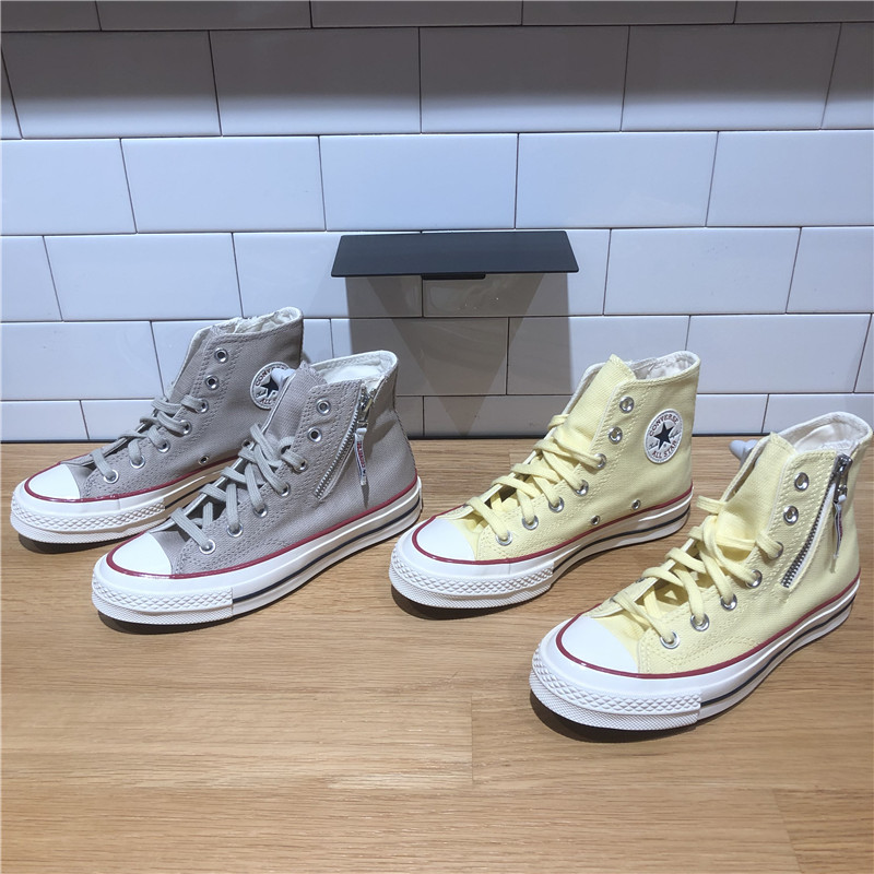 Converse/匡威男女高拉链帆布鞋