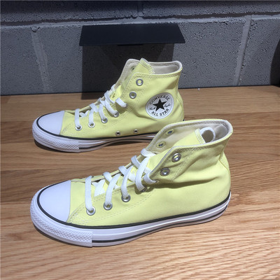 Converse/匡威女高帮纯色帆布鞋