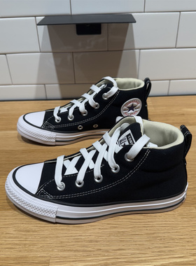 CONVERSE匡威新款CT SNL黑色男女中帮休闲百搭复古帆布鞋 149545C
