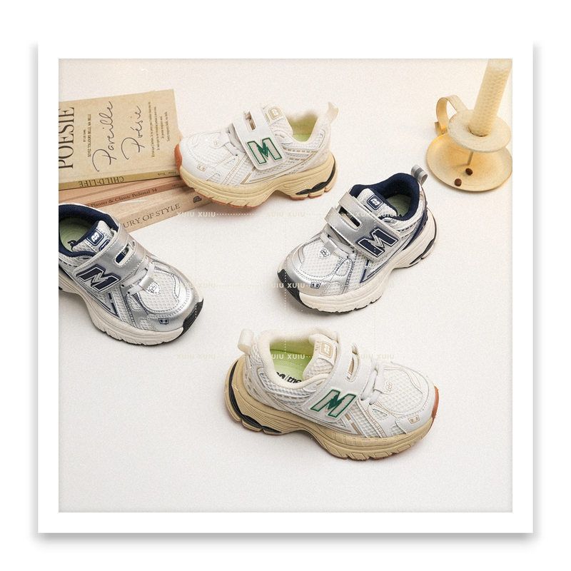 美式复古儿童老爹运动鞋春秋双网