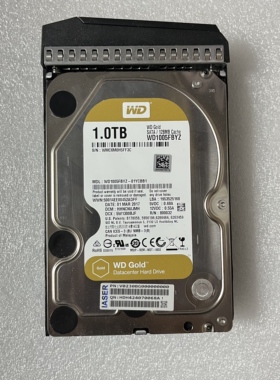 西数WD/西部数据1TB企业级硬盘WD1005FBYZ 1T金盘128M 7200转