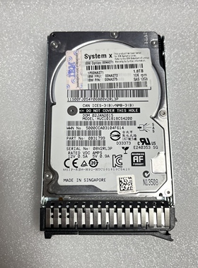 IBM 联想 00NA271 1.8T 10K 2.5 SAS 12Gb 00YK017 00NA272