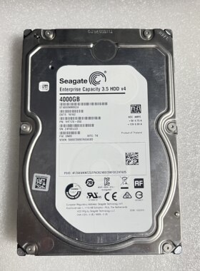 希捷4T ST4000NM0024台式机7200转128M服务器企业级监控ST4T硬盘