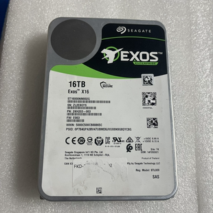 3.5寸 16T 7.2K SAS 企业级服务器硬盘 希捷 银河 ST16000NM002G