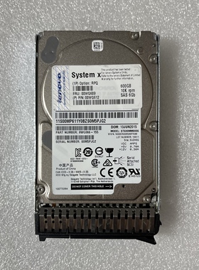 联想00WG609 00WG612 600GB 10K 6G 2.5 SAS ST600MM0006