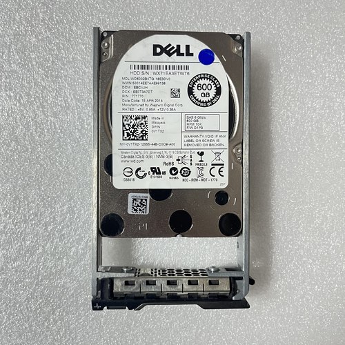 Dell/戴尔 OV1TX2 600GB 10K 6G 2.5 SAS WD6002BKTG-18E3DV0