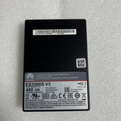 华为ES3500S V5 480G SAS SSD固态硬盘 PN:03033AYF 02312KAU