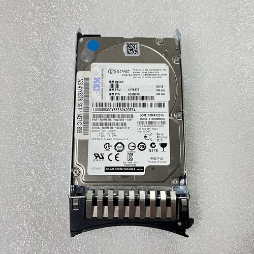 IBM 41Y8376 00AD070 9WE066-039 300G 10K 6Gb SAS硬盘