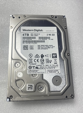 WD/西部数据 HUS726T4TAL5204 HC310 4T 3.5企业级SAS硬盘7200转