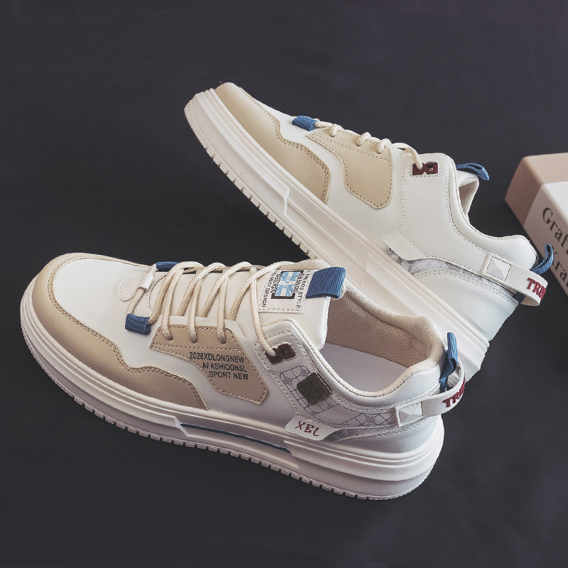 2024夏季新款小白潮鞋老爹男款男鞋百搭休闲运动板鞋皮鞋网红爆款