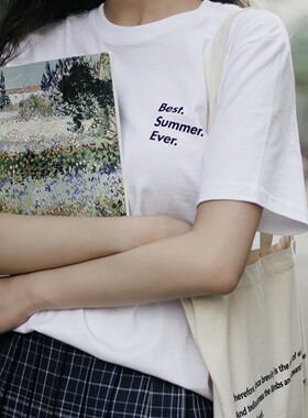 Best Summer Ever 夏天不浪枉活世上 醉棒的夏天T恤 男女创意休闲
