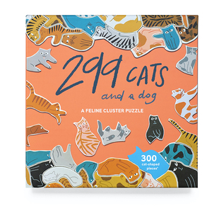 猫咪狗狗异形拼图 英国进口可爱宠物减压玩具礼物 299只猫和1只狗