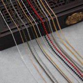 diy手工饰品耳饰配件古风秀禾发饰古装 流苏链条保色铁质细密链子