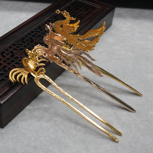 diy手工新娘饰品材料中式秀禾凤冠凤凰发簪发插流苏步摇饰品配件