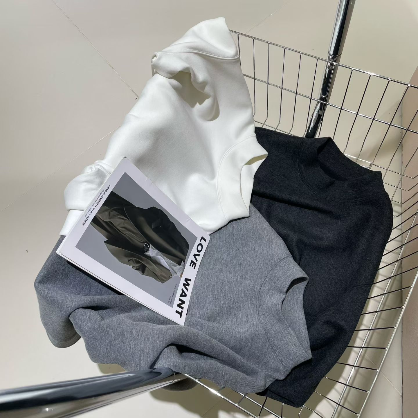 2025款秋冬圆领加绒卫衣