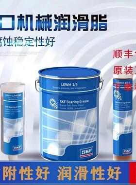 SKF进口润滑脂LGWM1/0.4 5 高性能极压低温黄油润滑脂 黄油