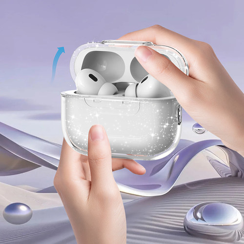 简约高级airpodspro3保护套airpods4壳aipods透明airpod pro二代airpords新三代air4降噪airpro3耳机盒pro2潮