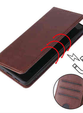 适用于小米pocom6pro手机壳POCO保护套翻盖M6pro插卡皮套5G全包防摔软壳xiaomi创意商务磁吸por男女高档外壳